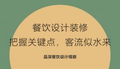 餐飲設計裝修，把握關鍵點，客流似水來